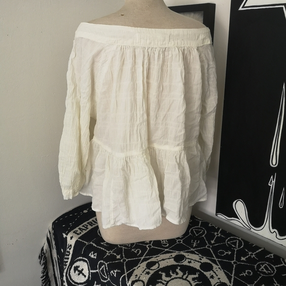 Free People Flowy Boho Hippie Summer Blouse - Picture 6 of 10